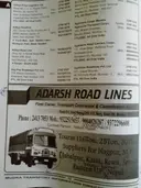 Adarsh Road Lines, Mumbai, Fleet Owner, Transport Contractor