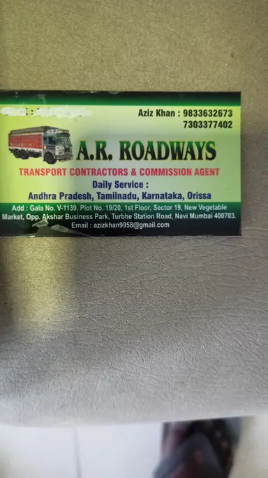 Ar Roadways | Agent/Broker | Navi Mumbai